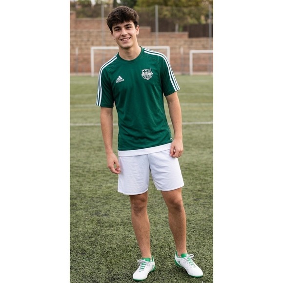 adidas Other - adidas Holy Trinity FC Boys Green White Soccer Jersey Size L